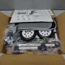 Adjustable Dog Wheelchair for Back Legs Mobility Support Lightweight Pet Wheelchair for Disabled Hind Legs Walking Stable Dog Cart for Pets, Pink (Small