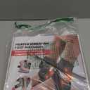 2-Pack Cordless Foot Ankle Heating Pad, Foot Ankle Massager for Pain Relief, 6 Heat Levels & 3 Vibration Modes, Feet Massager, Heated Ankles Wrap, Ideal for Home Relaxation, Daily Comfort (Black)