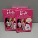 Barbie 16 Mini Valentines with 16 Jumbo Stickers. Pack of 3
