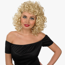 fun shack Blonde Bob Curly Wig, Platinum Short Curly Hair Wig for Women, Perfect for Parties and Events, One Size