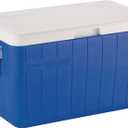 Coleman Chiller 48qt Insulated Portable Cooler with Ice Retention & Heavy-Duty Handles, Made in USA, Great for Camping, Tailgating, Parties, Sports, Concerts & More, 45.4 liters