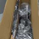 Corner Shower Caddy Tension Pole: Stainless Steel Rustproof 4-Tier Shower Organizer - 47-121 inch Adjustable Bathroom Shelves for Bathtub Shampoo Storage - Tension Rod Floor Standing Bath Rack - Black