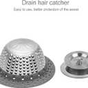 LEKEYE Shower Drain Hair Catcher | Bathtub Stopper/Shower Drain Cover/Drain Protector for Bathtub and Bathroom