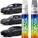 Stealth Grey(PN01) Touch Up Paint for tesla ModelY/3/X/S,2-In-1 Car Scratch Remover Pen,Car Paint Scratch Repair Kit for Scratches,Chips & Nicks,2-PCS SET