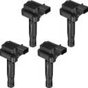 4-Pack UF658 Ignition Coils Compatible with Mercedes-Benz C250 SLK250 1.8L L4 2012-2015, C250 2.0L 2015 - Replaces for 0001502580, GN10552, E1158