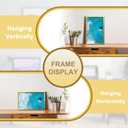 Gold 16x24 Picture Frame Lightweight yet Durable Frame Wall Hanging