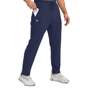 G Gradual Men's Sweatpants with Zipper Pockets Tapered Joggers for Men Athletic Pants for Workout, Jogging, Running XL