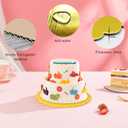 30 Pcs 10 inch Gold Cake Boards Round, Food-Graded Cardboard, Waterproof and Oil-Proof, Sturdy Corrugated, Ideal for Baking, Cake DIY, Dessert and Craftin