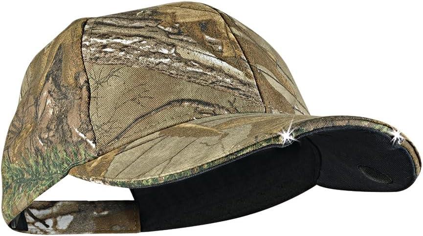 Panther Vision POWERCAP 20/00 LED Lighted Hats - High Output Ultra-Bright Hands Free LED Lighted Battery Powered Cap - Realtree Xtra (CL2-161)