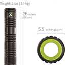 TriggerPoint Grid 2.0 Foam Roller for Deep Tissue Massage and Muscle Recovery, 26 Inch Multi-Density EVA with Hollow Core, Supports 500 Pounds, Black