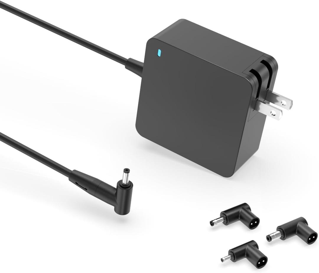 Nicpower Laptop Charger Compatible with Asus Vivobook 15 17 16, Flip 14, S15 S14 S13, Go 14 15 12, Replacement for Zenbook, Eeebook, Experbook Computer Power Cord, Round Connector, 65W, 45W, 33W
