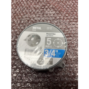 New Commercial Electric Round Metallic Weatherproof Box 4" 135-532