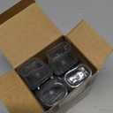 24 pcs Black Chair Leg Floor Protectors, Furniture Felt Pads Silicone Covers caps for Chairs, Chair Leg Protectors for Hardwood Floors (Large fit:1.3''-2'')