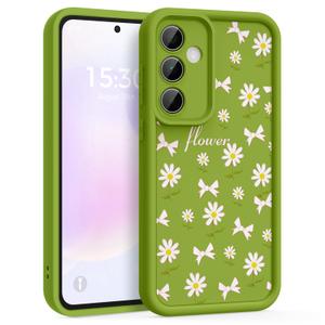 FUXICASE Case for Samsung Galaxy A35 5G, Silicone Shockproof Cover Women