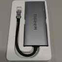 QGeeM USB C Hub Ethernet, 9 in 1 USB Type C Hub HDMI Multi-Port Converter Adapter, 100W Pd, USB 3.0, SD/ TF Card Reader, Compatible for MacBook Pro Air Ipad HP Dell Lenovo Chromebook etc.