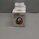 SNR 29dB Noise Reduction Earmuffs,Sound Proof Ear Protection,For Construction and Loud Workplace,Red