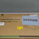 3D Printer Enclosure for Bambu Lab A1 Mini Combo, Stainless Steel Frame Enclosure with LED Light, Fireproof Dustproof Noise Reduction Constant Temperature 3D Printer Cover, 735x495x495MM