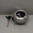 Cuisinart Fondue Pot, 3 Quart, For Chocolate, Cheese, Broth, Oil, Stainless Steel, CFO-3SSP1