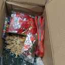 QIDSJCCBD 491 Pcs Christmas Ornament Kits for Adults, Includes 4 Christmas Stocking, Bows, Ribbons, Bells & More, Christmas Crafts for Adults to Make Your Own Unique Christmas Ornaments & Decorations