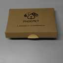 PHOEPET No Pull Dog Harness Medium Reflective Front Clip Vest with Handle,Adjustable 2 Metal Rings 3 Buckles,[Easy to Put on & Take Off](M, Orange)