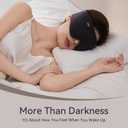 Sleep Mask for Men Women - Eye Masks for Sleep, 100% Blackout Eye Covers for Sleeping, Eye Mask for Lash Extensions, 3D Zero Eye Pressure Travel Eye Mask Blindfold for Side Sleeper