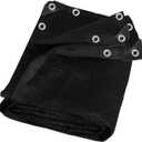 90% Black Shade Cloth 20 ft X 20 ft,Heavy Duty HDPE Mesh Sun Shade Tarp with Grommets for Garden Greenhouse Pergola Patio Pool Kennel UV Protection