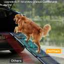 PetThem Upgraded Dog Ramp for Car 71'' X-Long & 19.7" Wider Folding Dog Ramps for Large Dogs with Non-Slip Rug Surface Portable Doggy Ramps for SUV Car & Truck, Up to 250 LBS