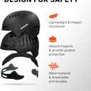 DKONI Bike Helmet with LED Lights Bicycle Helmets Commuter Cycling Helmet USB Rechargeable Front & Back LED Light Helmet for Adult Men Women