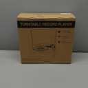 Vintage Record Players for Vinyl with Speakers Belt-Driven Retro Turntable LP Player Support 3-Speed, Bluetooth Playback, AUX-in, Headphone, RCA All-in-one Auto Stop Phonograph Wooden Brown