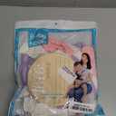 3 PK Baby Knotted Gowns Set with Mittens, Hats, Headbands & Wooden Name Tag for Breathable Newborns Going Home Outfit Newbord