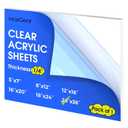 MaxGear Plexiglass Sheets 24"x36" Acrylic Sheets 1/4 inch Thick Clear Plastic Cut to Size Board for Art, Crafts, Frames, Signs, DIY in Wedding, Party, 1 Pack (24"x36"-1/4 Diameter-1 Pack)