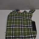 Kuoser Waterproof Dog Coat, Reversible Dog Jacket for Medium Dogs, Adjustable Durable Doggie Winter Coat Warm Puppy Cold Weather Apparel from Small to Large Breed, Green M