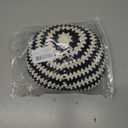 Small Hanging Fruit Baskets for Kitchen,3 Pack Boho Wall Hanging Basket, Handwoven Hanging Holder Home Produce Basket for Fruits Vegetable Potato Onion Storage (Black and white).