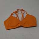 YEOREO Workout Sports Bras for Women Padded Strappy Open Back Gym Bra Light Impact Criss Cross Yoga Crop Top M