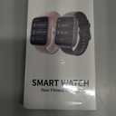 Smart Watch for Women and Men, 1.96-Inch Touch Screen Fitness Tracker, Black, IP68 Waterproof, Heart Rate Monitor, Sleep Tracking, Bluetooth Calling for Android iPhone and iOS.