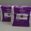 Poise Incontinence & Postpartum Pads for Bladder Leaks, 5 Drop Maximum Absorbency, Maximum Long, 84 Count, Packaging May Vary