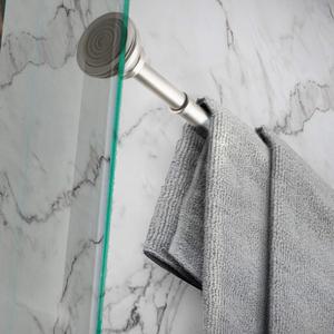 Rod Desyne 7/16" Decorative Spring Tension Rod, 36-54 inch, Satin Nickel