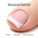 2 x Press On Toenails French Tip 120Pcs Soft Gel Toe Nail Press Ons, Sharp Square Matte Baby Pink Fake Toenails, 15 Sizes Everyday Wear Toe Nail Tips for DIY Pedicure