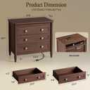 Huuger 27''H Tall Nightstands Set of 2, Hidden Charging Station, 27.6" H x 27.6" W x 15.7" D
