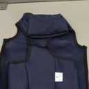 Dog Anxiety Vest with Hood, Skin-Friendly Thunder Jacket for Dogs, All-in-One Dog Calming Shirt with Hood for Thunder, Fireworks, Separation - Keep Pet Calm Without Medicine, Dark Blue, S