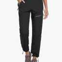 baleaf Women's Hiking Pants Quick Dry Lightweight Water Resistant Elastic Waist Cargo Pants for All Seasons Medium