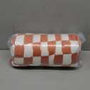 LOMAO Throw Blankets Flannel Blanket with Checkerboard Grid Pattern Soft Throw Blanket for Couch, Bed, Sofa Luxurious Warm and Cozy for All Seasons (Maple Brown, 90"x90")