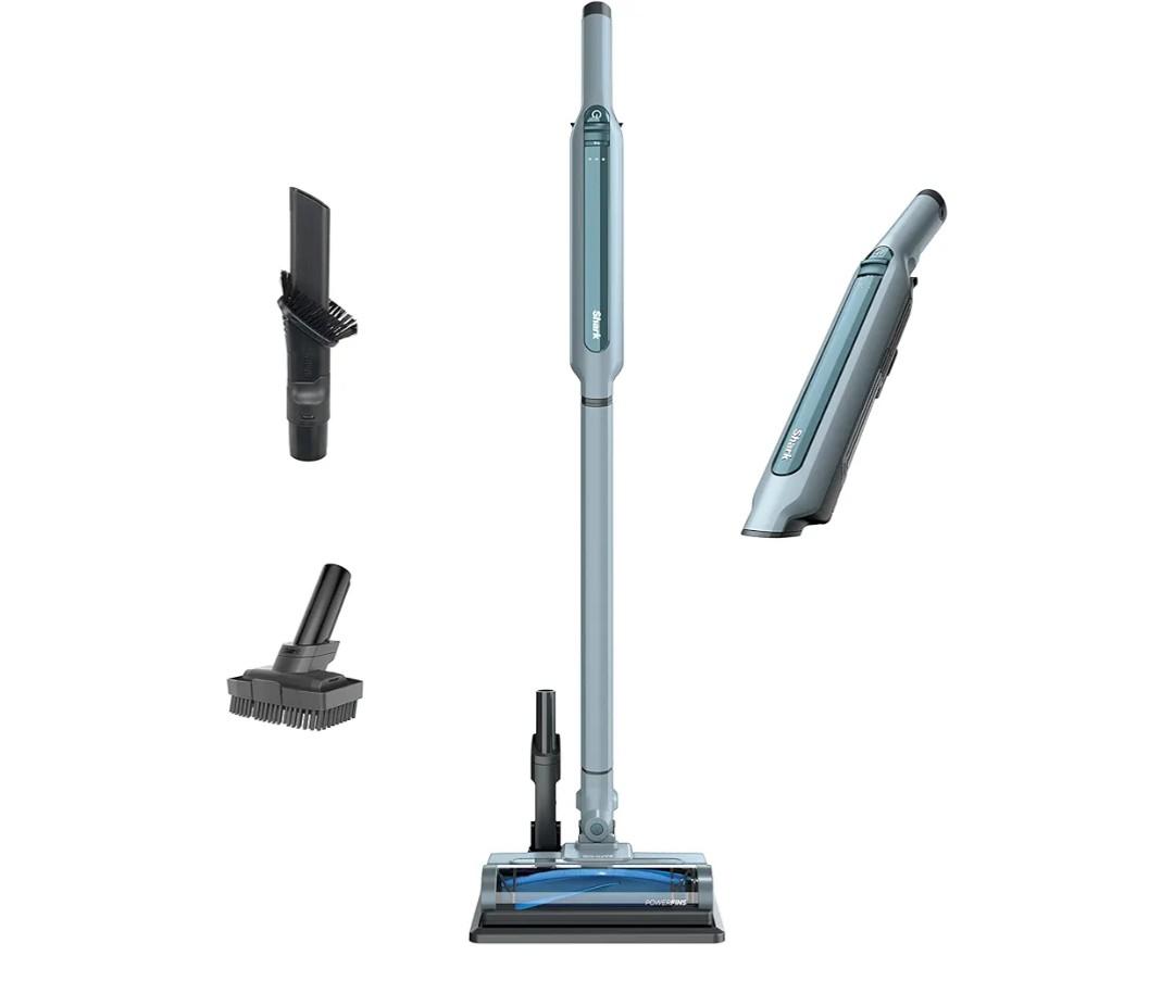 Shark WS642 26 WANDVAC System Pet Ultra-Lightweight Powerful Cordless Stick Vacuum with Charging Dock, Blue