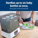 Dr. Brown's All-in-One Sterilizer and Dryer for Baby Bottles, Parts and Other Newborn Essentials, Gray