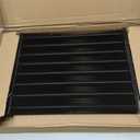 Transmission Oil Cooler, 8 Pass Tube and Fin Cooler Kit, 5/16 Universal Aluminium Oil Cooler Kit with Hose Mounting (Black)