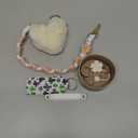 Stanley Cup AccessoriesI Bottle Handle Carrier Strap,Silicone Cup Boot, Lipstick Holder, Straw Topper & Spill Stopper Cute Decorative Charms, Accessories for Stanley Cup 40oz/30oz Decor (Almond Rose)