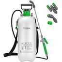 VIVOSUN 1.8 Gal/7L Pump Sprayer, Garden Water Sprayer for Plants, Weeds & Lawn Care, with 3 Nozzles, 50'' Long Hose & Pressure Relief Valve