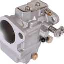 Boat Engine 3301-821854T6 3301-821854T21 Bottom Carb Carburetor Assembly for Mercury Quicksilver Mariner Ouboard Motor 40HP 45HP 55HP 60HP 2-Stroke 3-Cylinder