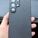 Ultra Thin Aramid Carbon Fiber Case for Samsung Galaxy S25 Ultra, Camera Full Cover Protection