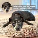 Muddy Mat Cloud K-9 Bed for Dogs & Cats, Soft & Relaxing Donut Dog Bed, Chenille Material, Removable Cover, Washable & Dryer SafeBeige Small(25'x25')
